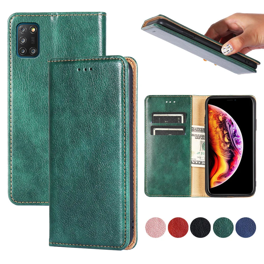 

Luxury Leather Magnetic Wallet Case for Alcatel 3X 1 SE 2020 3 1S 1X 1 1C 2019 Card Slots Book Cover TPU Back Case, 5 colors for your choose