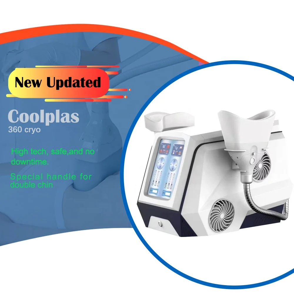 

Portable Version 6 Treatment Head upgrade 360 cryo Coolplas weight loss cryolipolysis cryo machine for sale, Customized