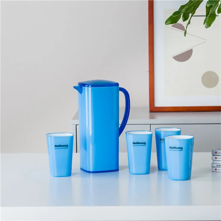 Wholesale household used drinkware multi-colored custom logo water jugs plastic water jug.jpg