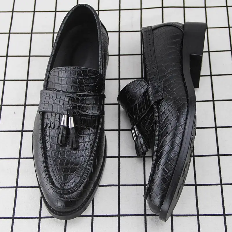 

Man Business Shoe 2021 Genuine Leather Dress Shoes Male Classic Leather Shoes Retro Casual Footwear Comfortable