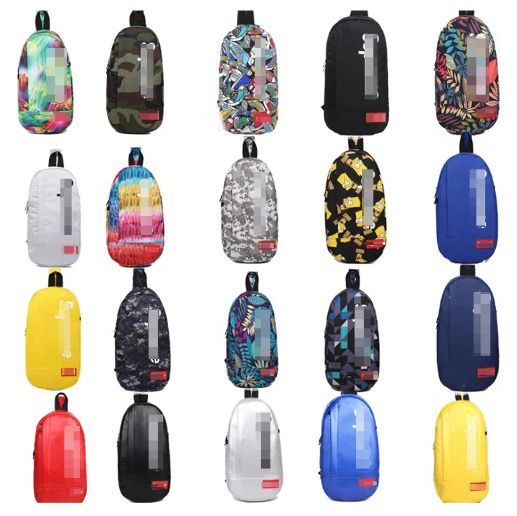 

2021 Fashion Traveler Design Fanny Pack Brand Print Men Canvas Funny Waist Bag With Zipper Pocket