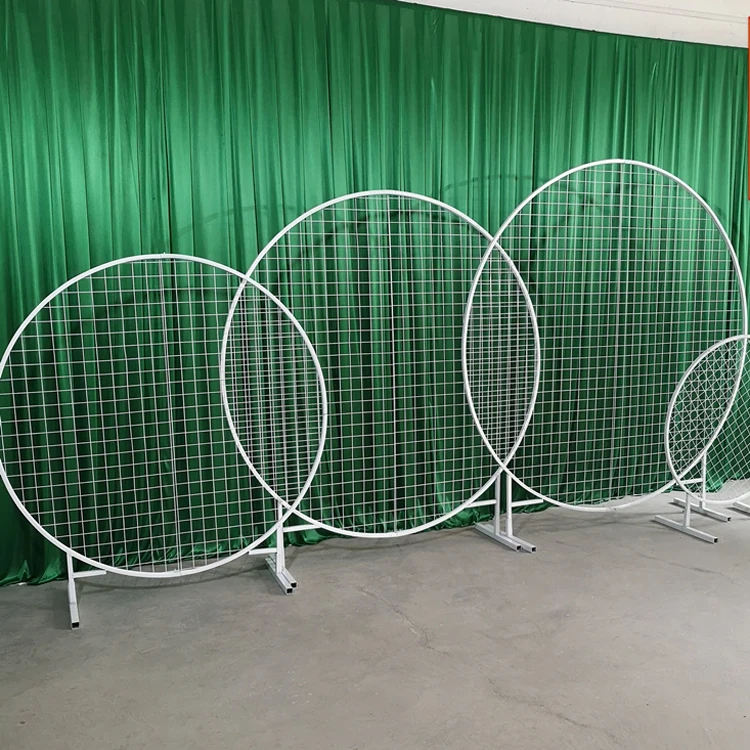 Wholesale Fashion Mesh Round Arch Backdrop,Wedding Arch Stand Round