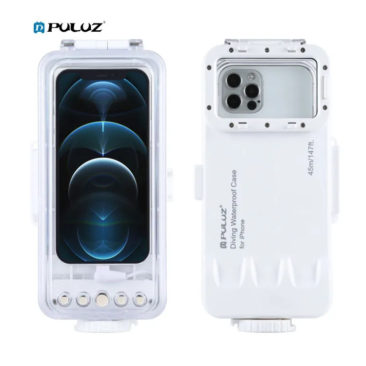 

Wholesale PULUZ 45m Waterproof Diving Housing Photo Video Taking Underwater Cover Case for iPhone