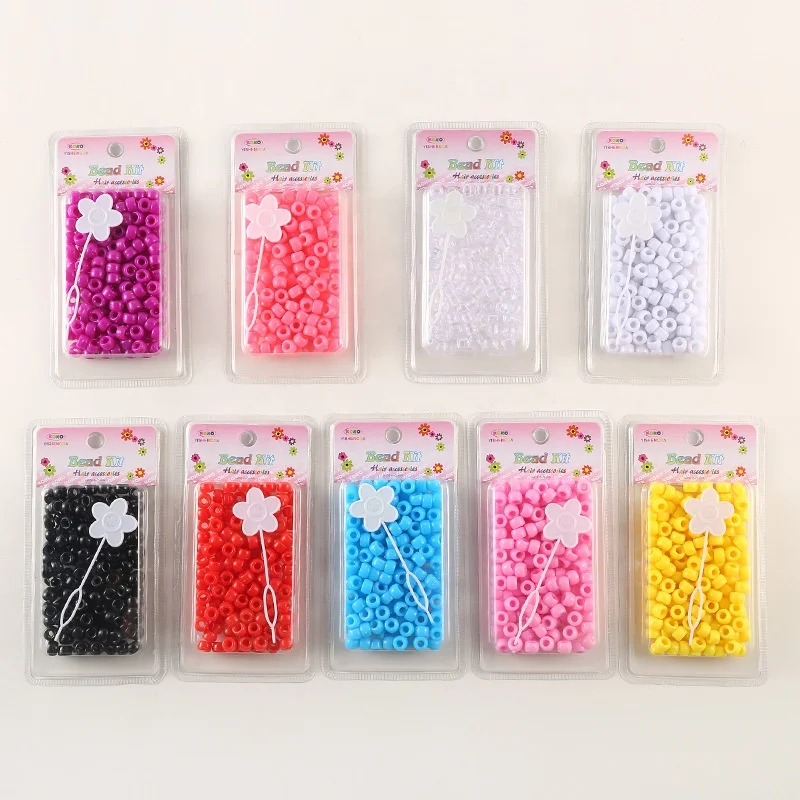 

MYSURE custom beads for logo blister pack hair beads for kids dreadlocks kids hair beads for hair packet clear transparent