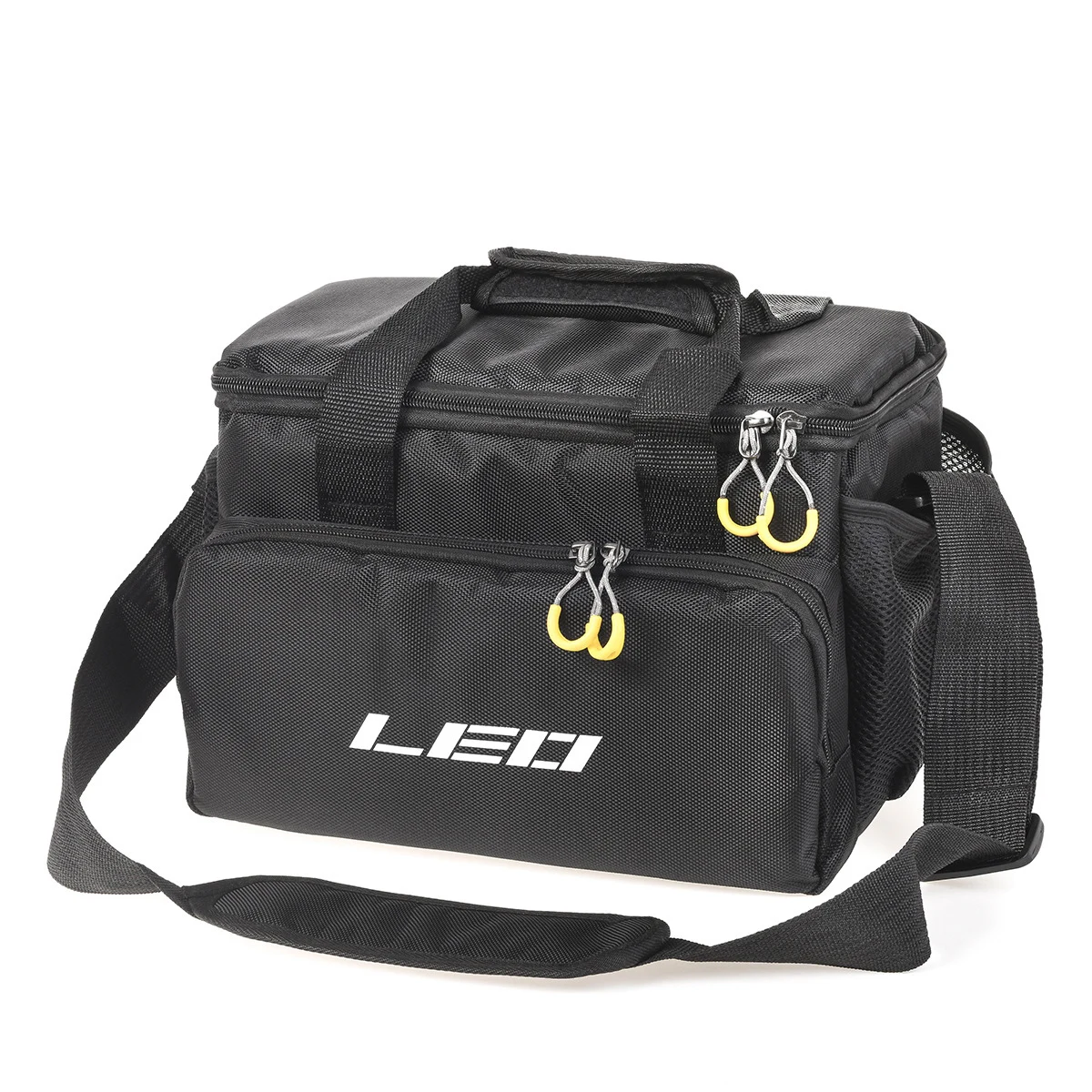 

32L Thicken square lure fishing tackle bag Skew span fishing bag, Black