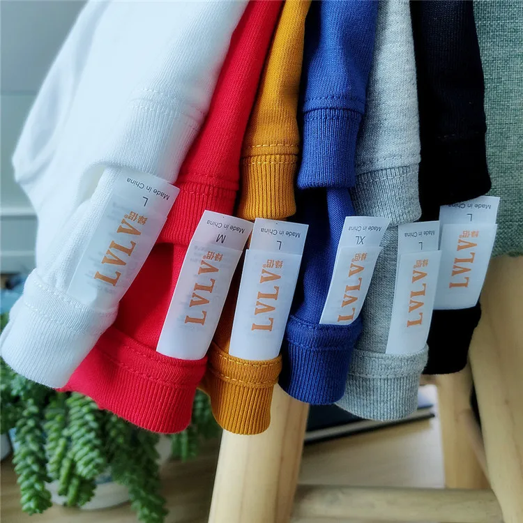 

9.7 100% cotton 210gsm 6 colors men women unisex customizable oem logo blank casual t shirt men's t-shirt t shirts t-shirts