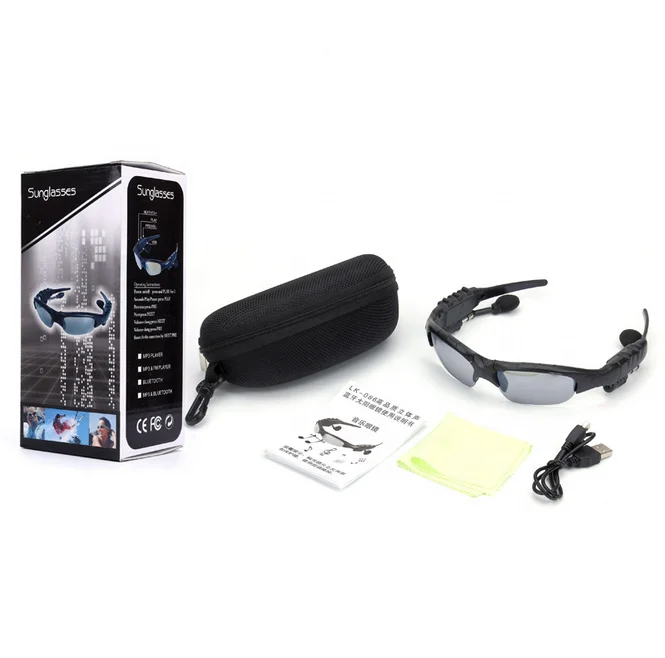 fashion interchangeable lenses bluetooth sunglasses, factory wireless mp3 wholesale goggles, sports driving eyewear spectacles
