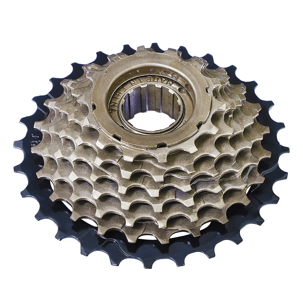 

Fast Shipments In Stock Sunshine Cassette Mtb Flywheel 7 Speed Freewheel Mountain Bike Bicycle Freewheel, Black silver