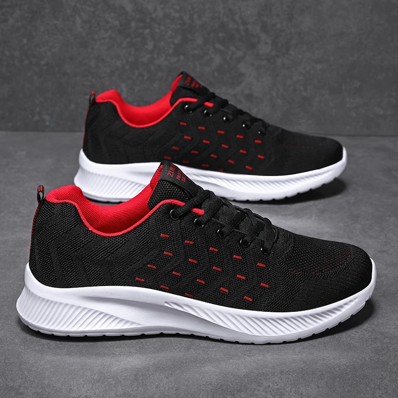 

Fashion Fly Weave Upper Sport Shoes High Quality Shoes Men Sport Running 2022men sneakers Mens Casual shoes walking