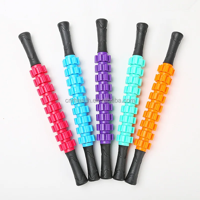 

Muscle Roller Yoga Stick Sportneer Back Leg Calf Massage Sticks for Atheletes, Massager Tool for Reducing Muscle Soreness, Pink, purple, green, black,grey, red,etc