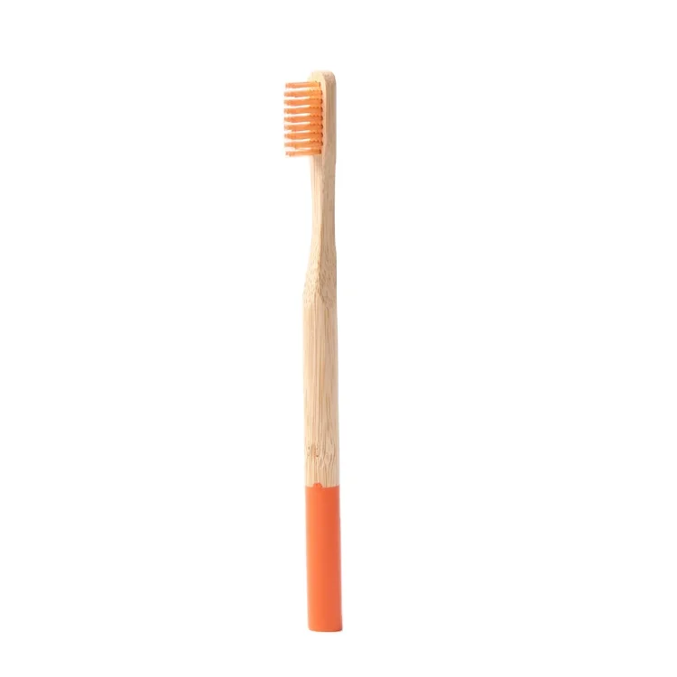 

Natural Bamboo wooden tooth brush for kids adult Custom logo, Natural bamboo color