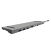 multi port usb hub c 10 port gigabyte network rj45 SD TF RJ45 1000Mbps 30hz hd PD 3.5mm audio type c hub