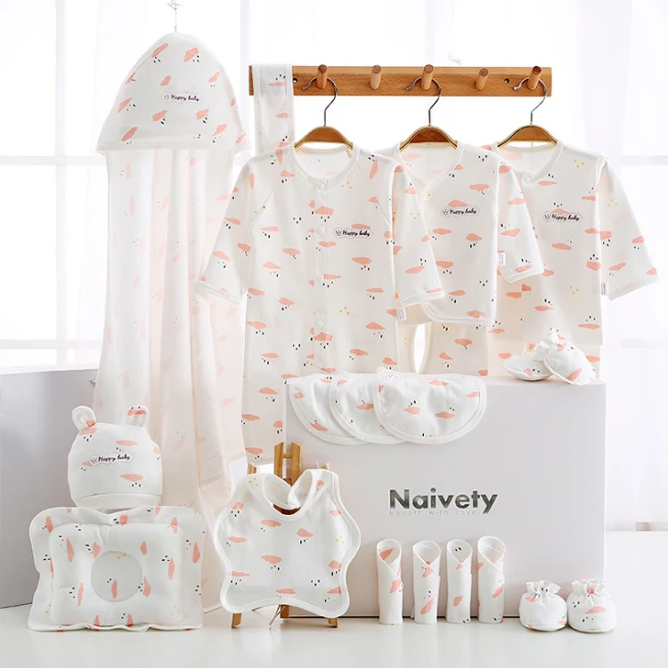 

Best Price 100% Cotton Personalized 19PCS/lot Baby Gift Set For