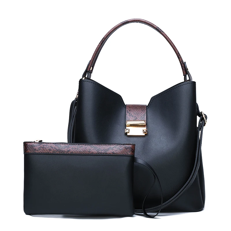 Customized embossed leather alligator skin ladies women black crocodile handbag, 4 colors for choose