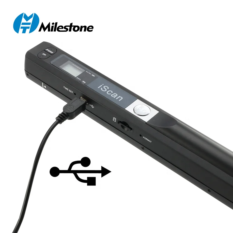 

iScan02A high speed A4 paper mobile portable document scanner, Black