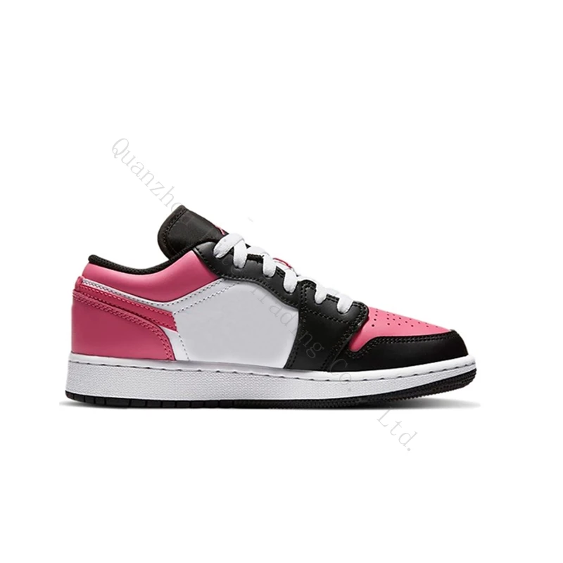 

Jardon 1 black pink white low men's women's fashion casual sports basketball running zapatillas shoes sneaker