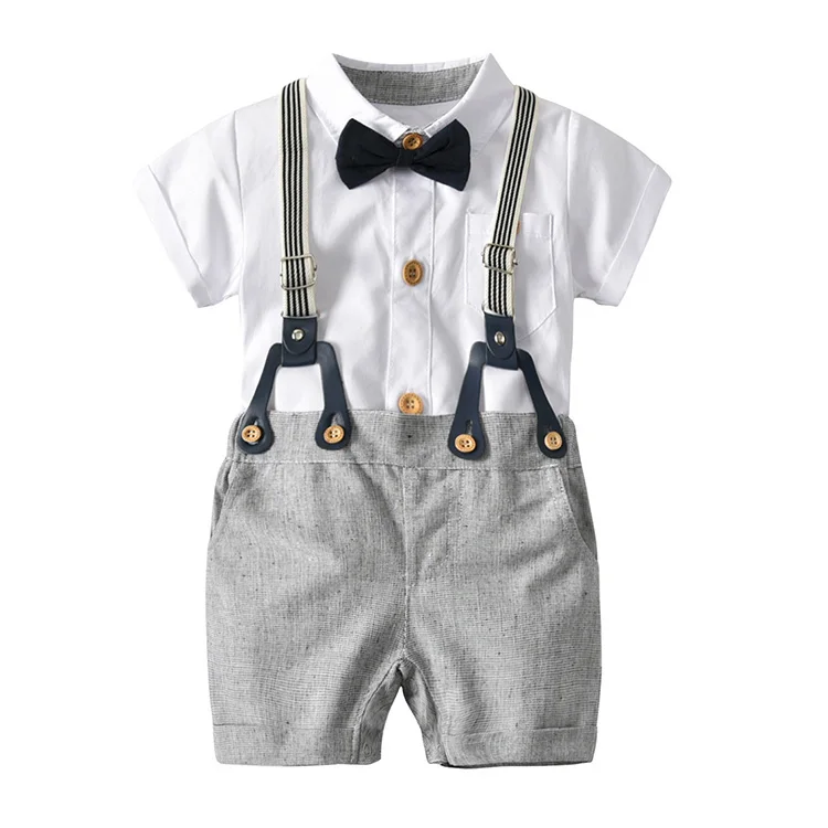 

Wholesale 3 pcs baby boy summer clothes clothing cotton sets