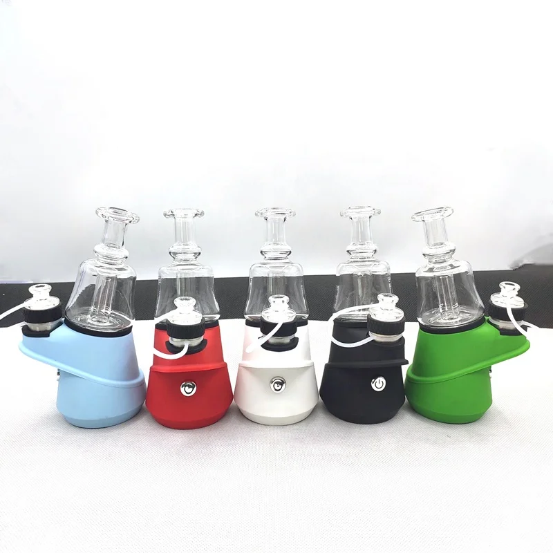 

Hot portable SOC enail dab wax rig ceramic heating nail bubble kit with temp control mod, Black/white/blue/red/green