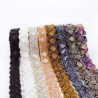 

Deepeel KY249 1.5cm DIY Headwear Hair Accessories Ribbon Fabric Clothes Decoration Trim Mesh Pearl Beaded Lace