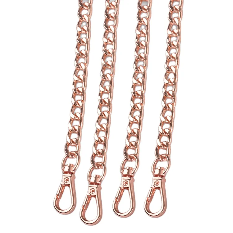 

High Quality Rose Gold Decorative Bag Holder Metal Chain For Sale
