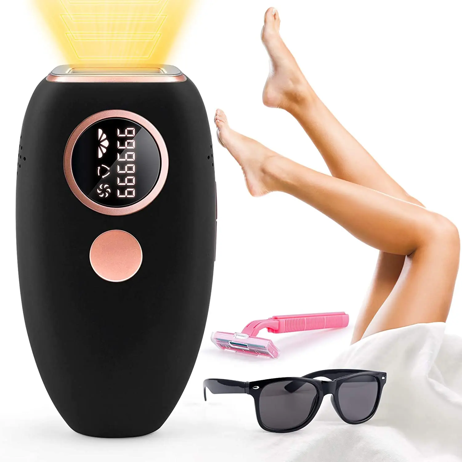 

Ice Cool ipl Permanent Laser Hair Remover Device From Home Portable Freezing Point Painless IPL Laser Hair Removal