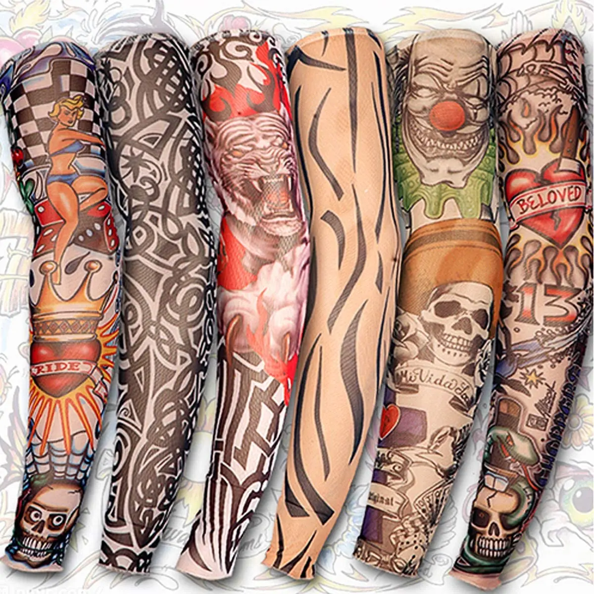 

Temporary Tattoo Sleeves Slip On Tattoo Arm Sleeves