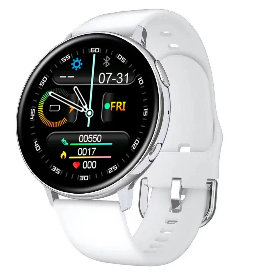 

2021 New arrivals smartwatch Q16 full round touch dial call phone digital watches men women wireless charging smart watch q16, 4 colors