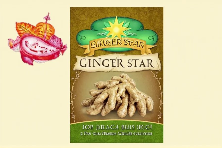 Ginger Star rhizomes showing plump, uniform fingers with thin skin