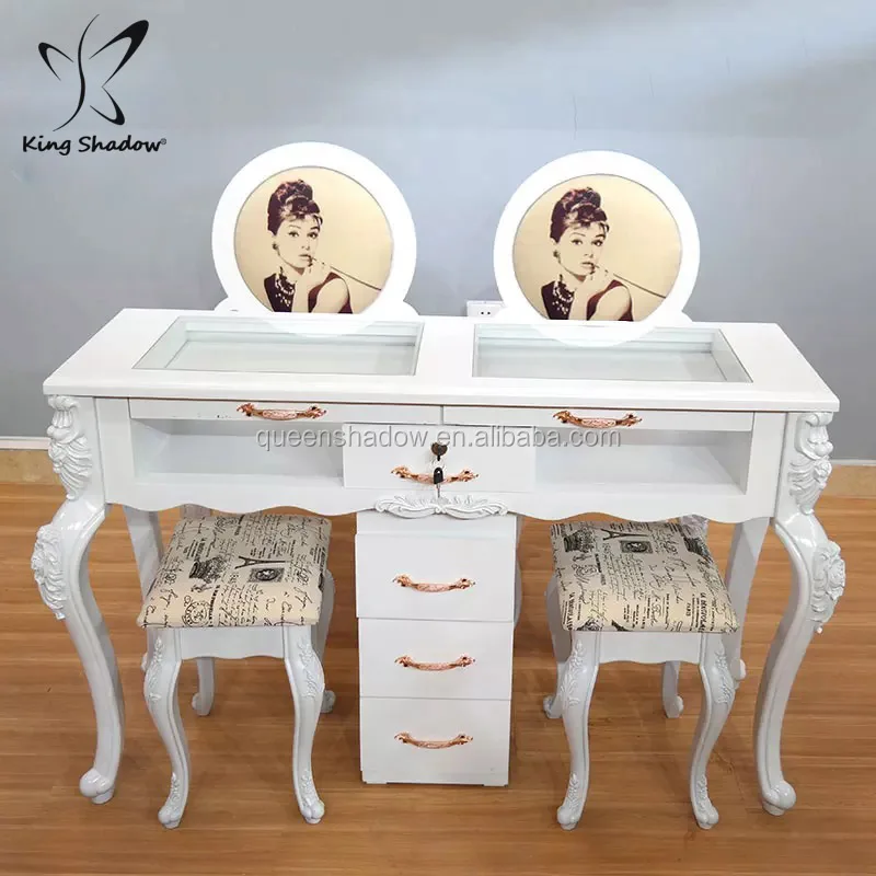 

European manicure tables nail salon table manicure table salon furniture for sale