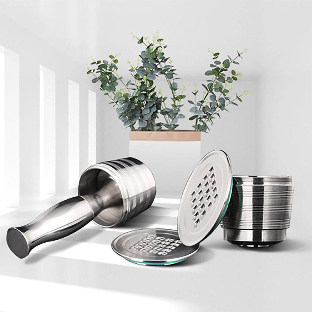 

Stainless steel coffee filter Refillable capsule shell Reusable coffee filter appliance