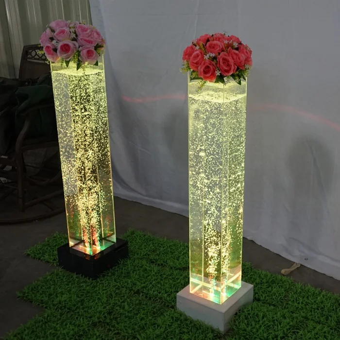 

Wedding Decorative Acrylic Led Light Furniture Water Bubble Lamp