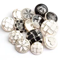 

Wholesale custom replacement designer fancy ABS metal shirt button for shirts Decorative buckle