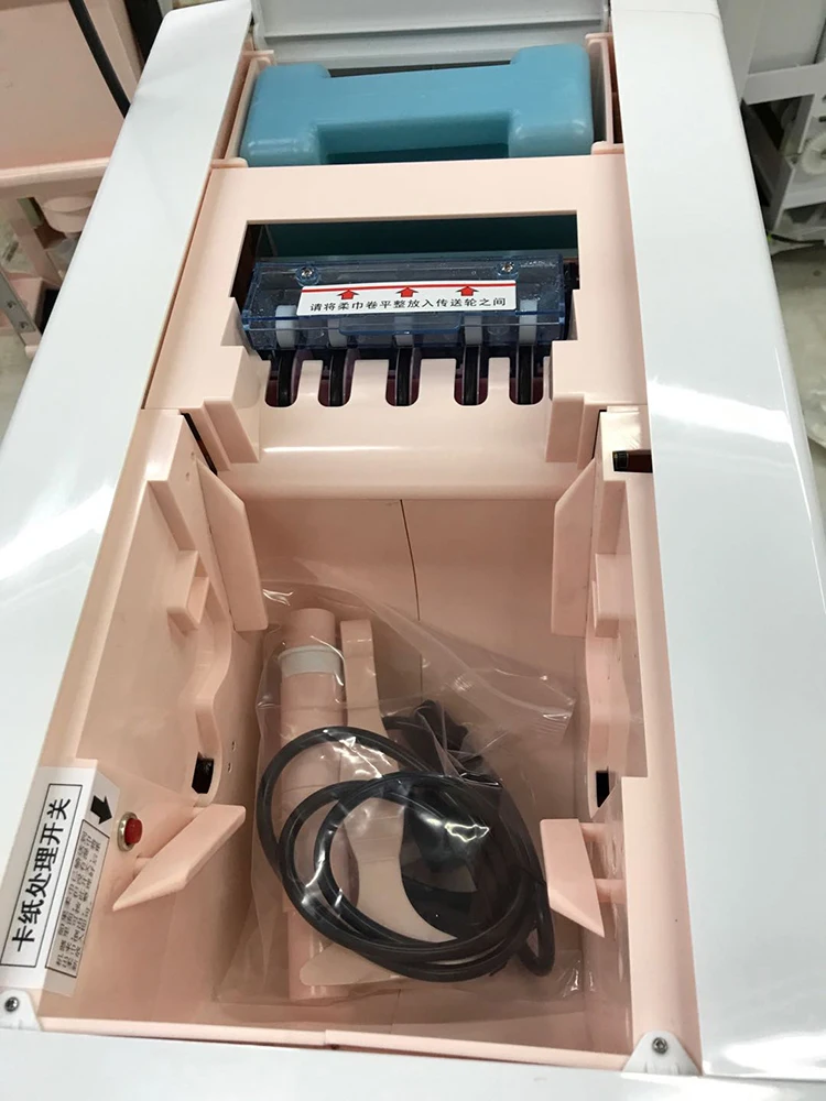 
China spunlace nonwoven factory automatic hot wet towel dispenser machine 