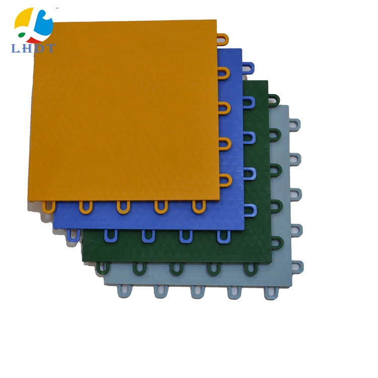 

Plastic suspended tiles court floor carpet plastic flooring protection covering, Black, white, grey, blue, green, yellow, red, orange