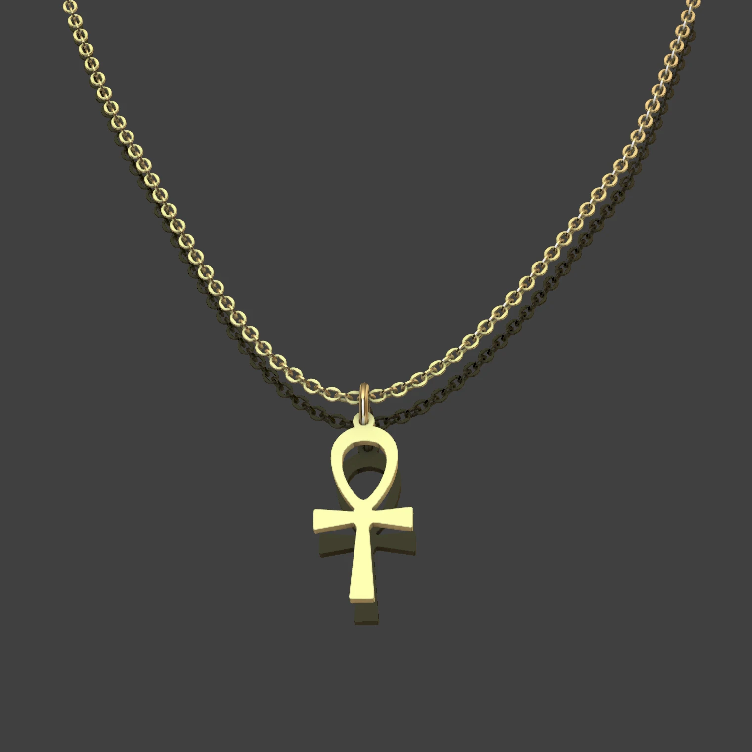 

Bijoux Egyptian Cross Ankh Necklace For Woman Men Gold Plated Jewelry African Cross Pendant Necklaces Egypt Charms Jewelry, Steel/gold/rose gold and other