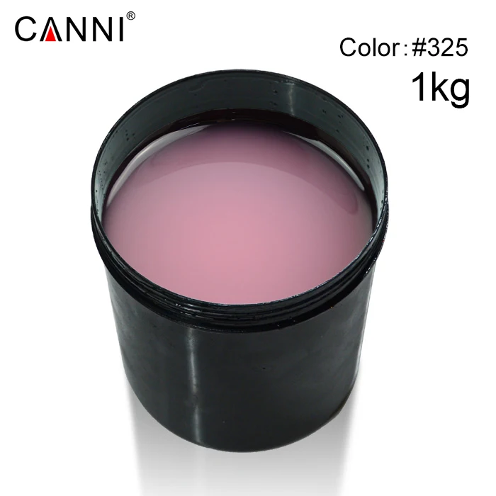 

801#CANNI camouflage 1KG uv gel clear extention 25 colors private labeling long lasting 32oz thin led nail gel