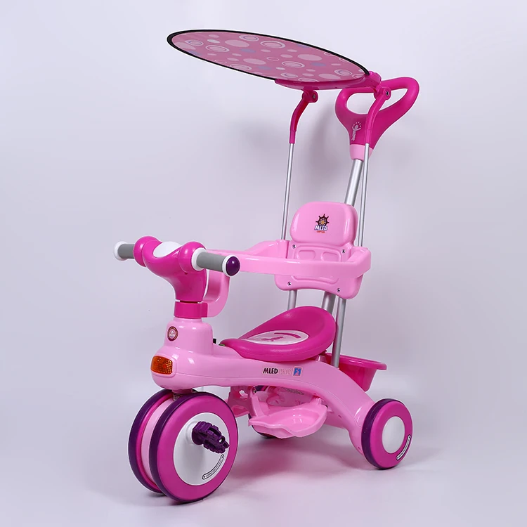 

Wholesale Children's All In One Pedal Tricycle Kids Toys Car With Umbrella Creative Tricycle, Picture color