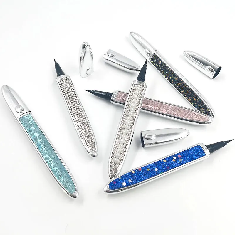 

Waterproof magic self adhesive Eyeliner Glue Pen Black Waterproof bling eyeliner pen in Sinmeiyi