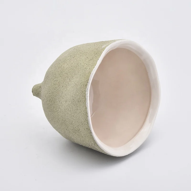Empty matte tealight candle holder for table