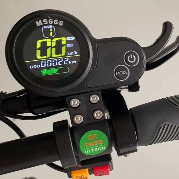 

electric scooters control panel dashboard waterproof high quality accelerator display, Black