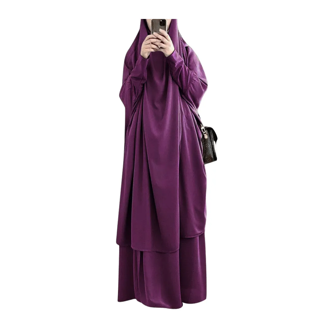 

woman muslim long sleeve maxi abaya islamic dress for ladies eid abaya