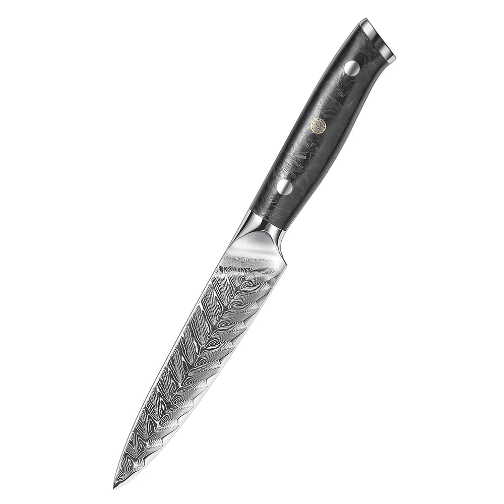 

5 Inch Japanese High Carbon Damascus Steel Utility Knife