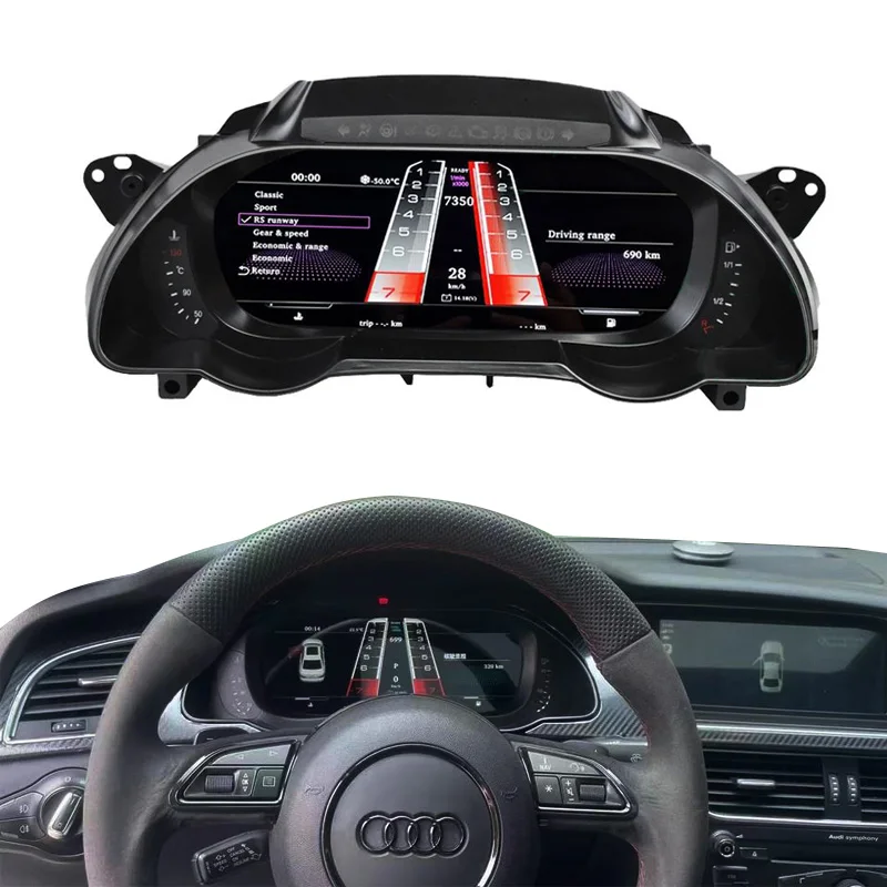 

KANOR Latest Upgrade OEM Dashboard Display for Audi A4 B8 A5 S5 Instrument Digital Cluster 2009-2012