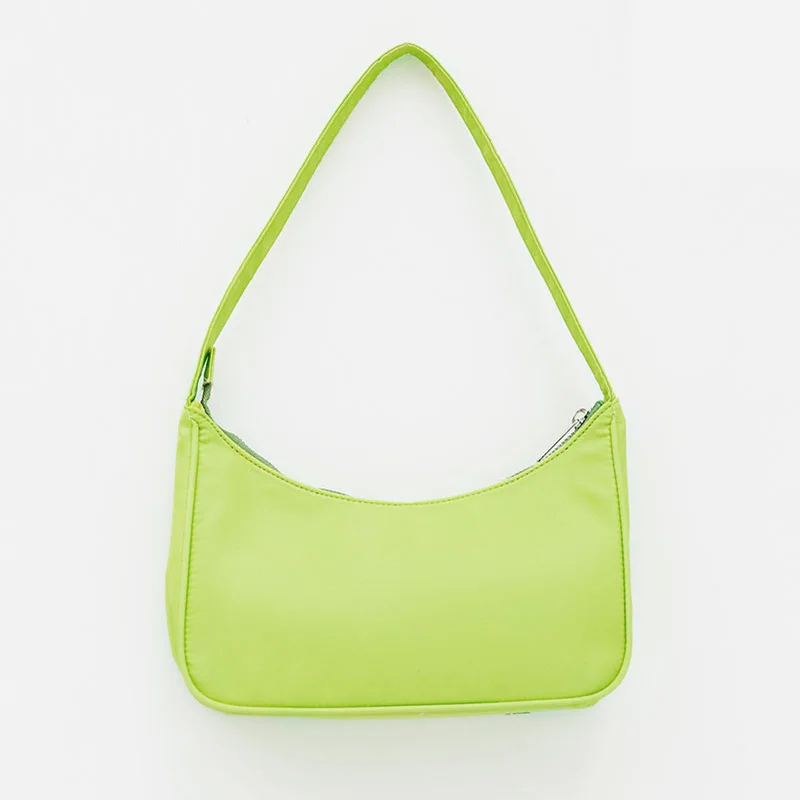 

Fashion Hand Bags For Women Trendy luxury Nylon Handbag Female Small Bags Casual Retro Mini Shoulder Bag Totes, Green,purple,black