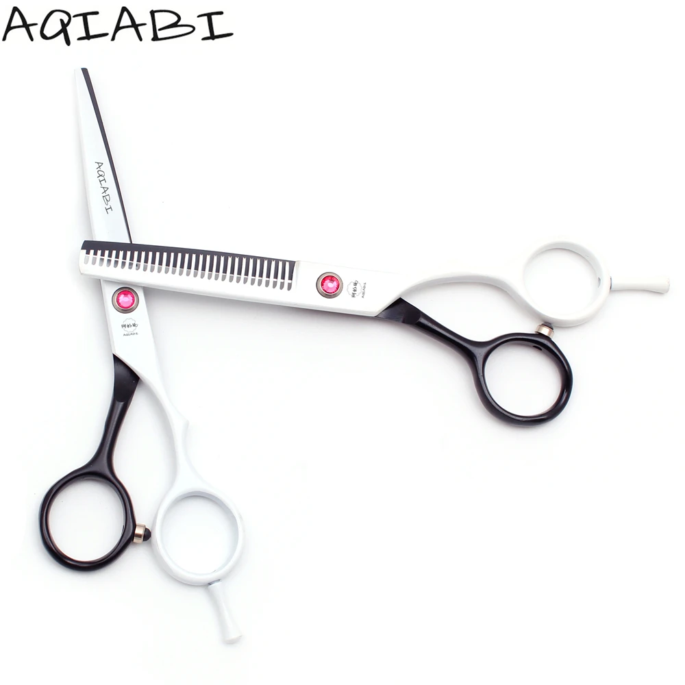 

Hair Cutting Scissors 5.5'' JP Steel Hair Thinning Shears Hairdressing Scissors White Hair Scissors A1013, Shiny