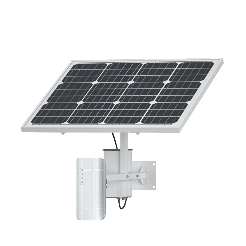 

2021 Best Sale 300Mbps 4g solar power system 40W20AH Wireless Outdoor Solar 4G WIFI CPE Router