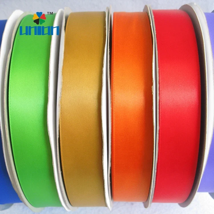 

China factory wholesales Solid color Satin ribbon, 196 colors