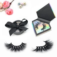 

Wholesale private label 3d faux mink fur false eyelashes 3d synthetic silk eyelashes with packaging box