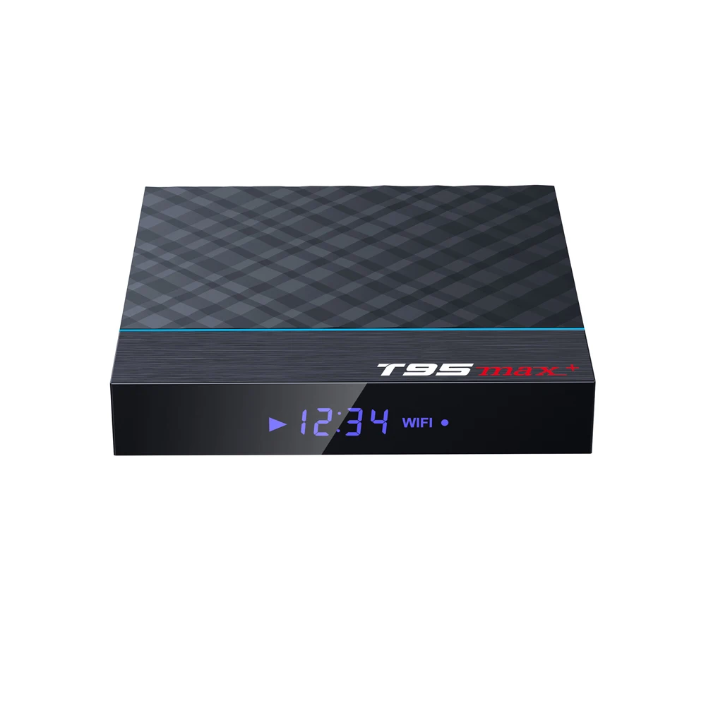 

New Coming T95 max+ Amlogic S905X3 Quad core android streaming box Amlogic S905X3 Android9.0 4gb 5G Super streaming box