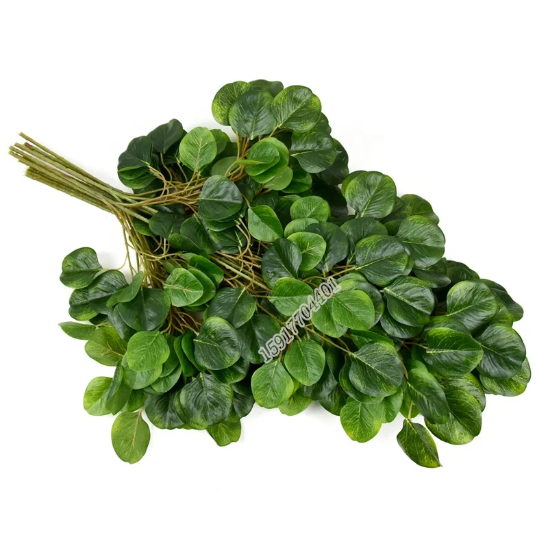 

Factory Wholesale cheap and realistic decoration leaves artificial eucalyptus leaves, Autumn